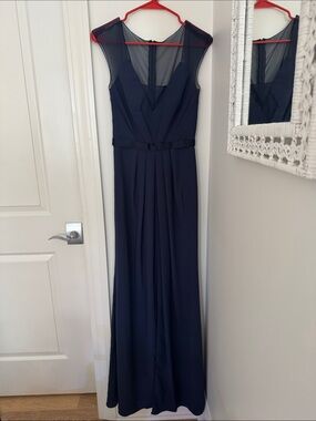 vera wang midnight blue bridesmaid dress | Dresses | White By Vera Wang Halter Maxi No Sash Formal Gown 2 Vw3624 Royal Blue Two Pieces size-38l Evening dress Crafted with an alluring Color:Blue Rosebud